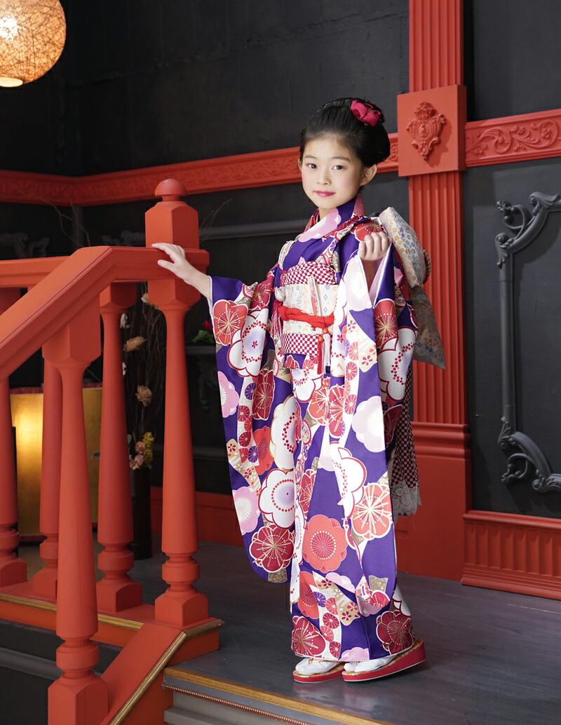 楽天市場】七五三 着物 7歳 フルセット 購入 販売 レトロ 一梅(いちめ