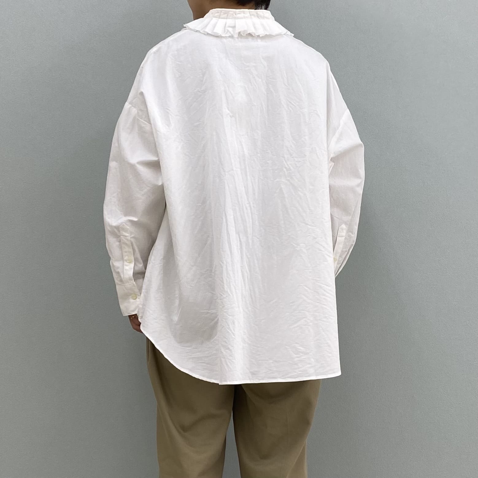 楽天市場】【40％OFF】【LABORATORY】プリーツカラーシャツ 全2色