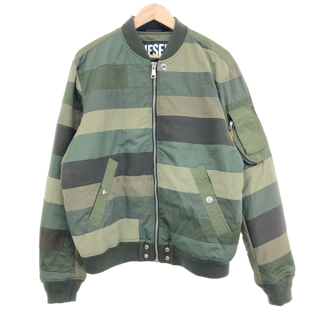 楽天市場】DIESEL ディーゼル MA-1 ジャケット サイズ:XL カーキ