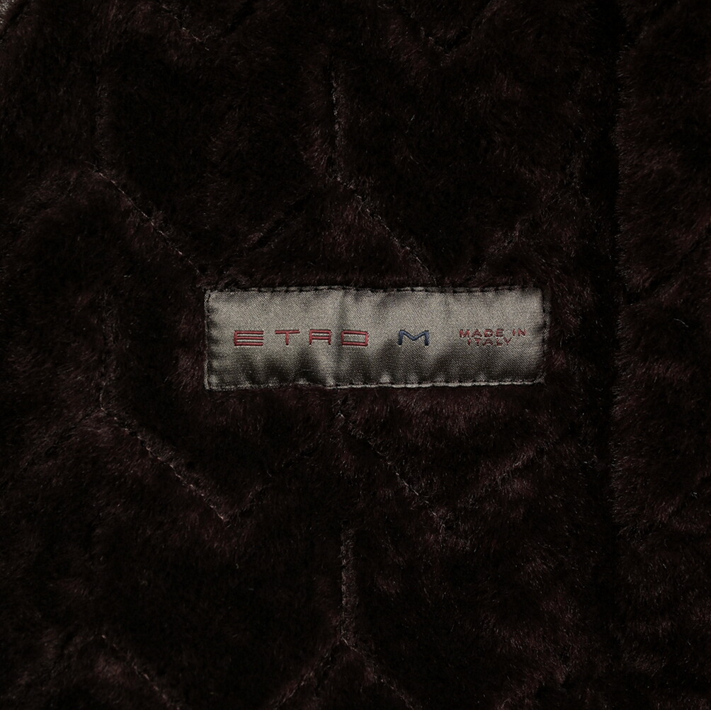 楽天市場】【クリアランス】【半額以下】 エトロ ETRO ムートン レザー
