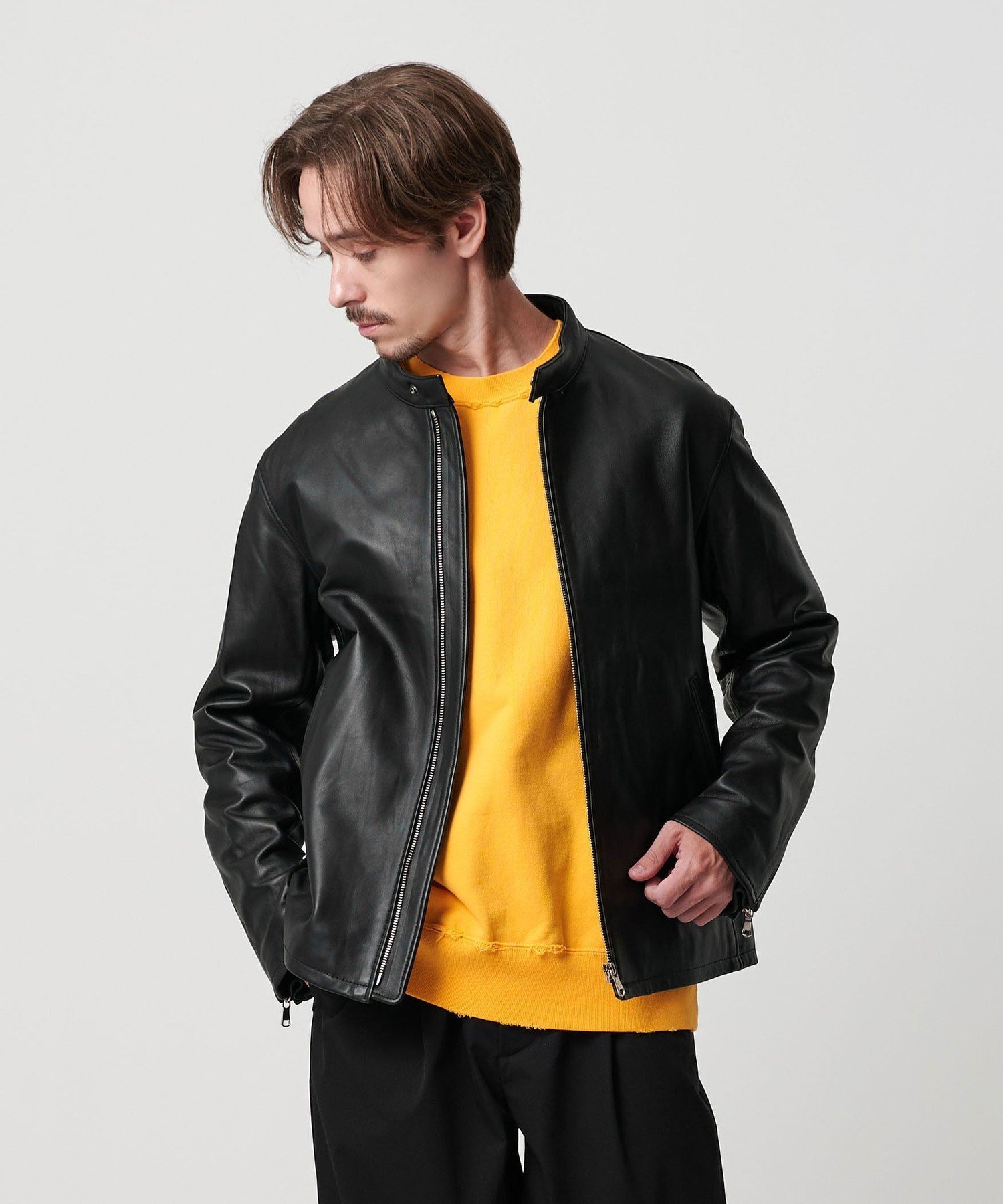 BEAUTY&YOUTH UNITED ARROWS｜シープレザー シングル ライダース