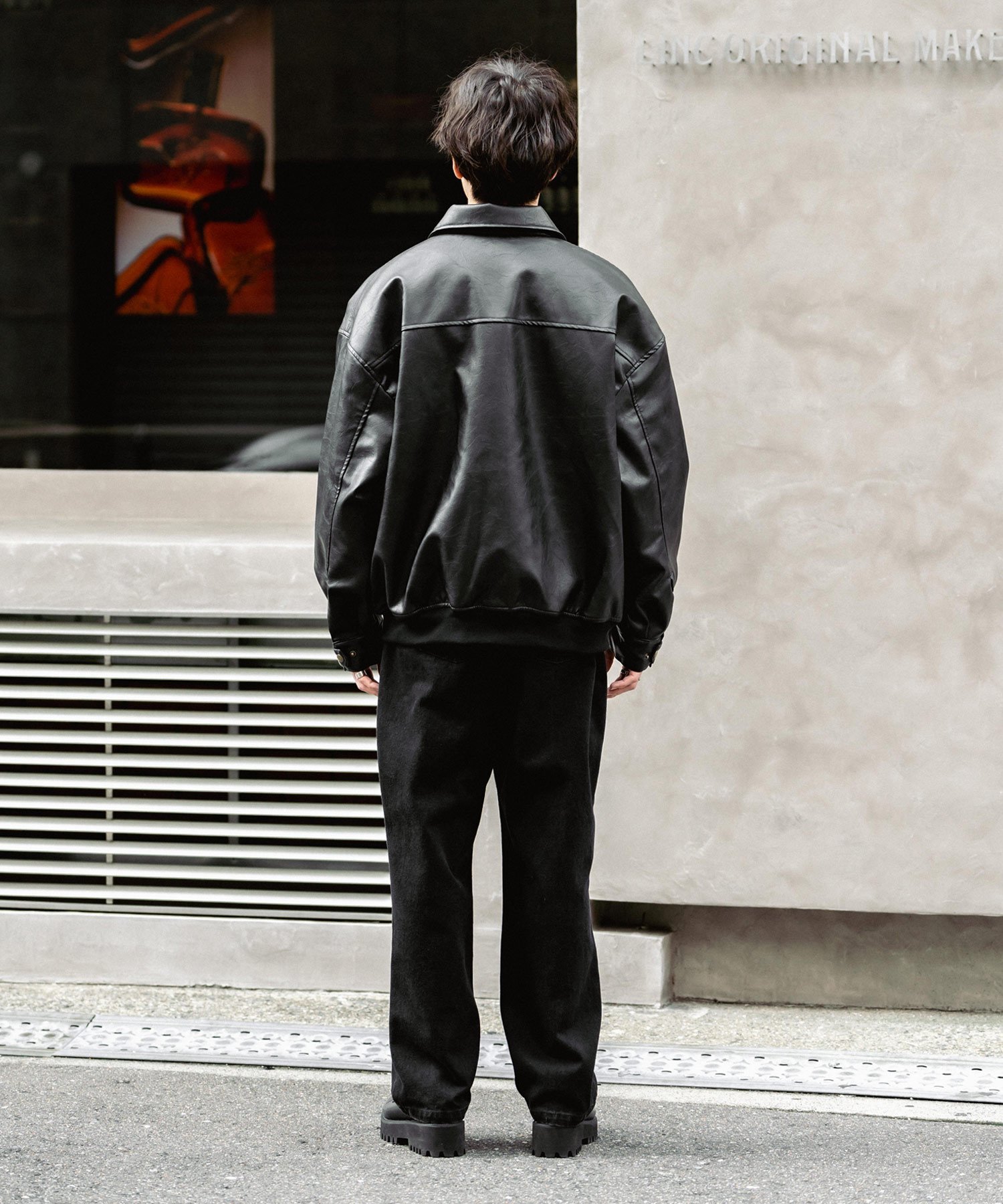 Rocky Monroe｜PUレザー A-2型中綿フライトブルゾン | Rakuten Fashion
