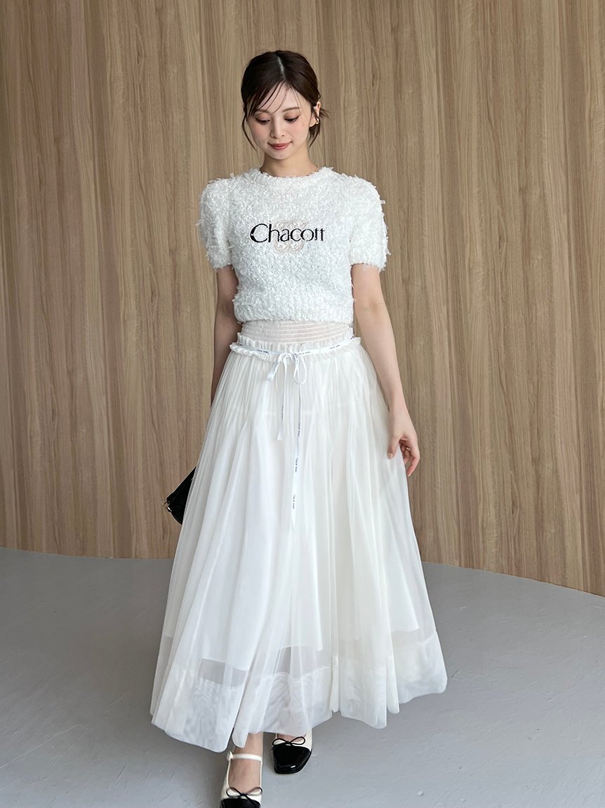 SNIDEL｜【Chacott】チュールスカート | Rakuten Fashion(楽天
