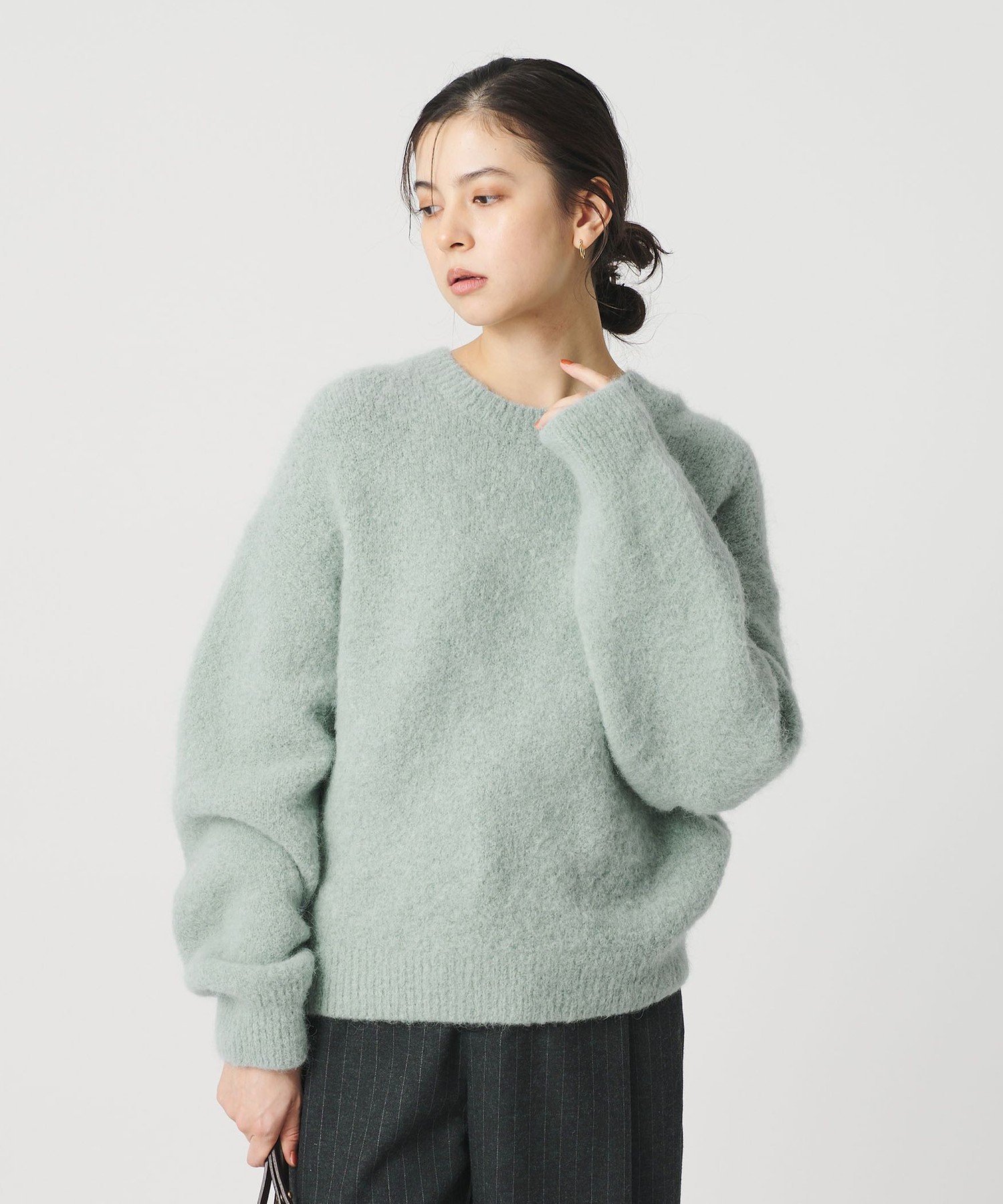BEAUTY&YOUTH UNITED ARROWS｜アルパカブレンド シャギー ニットプル