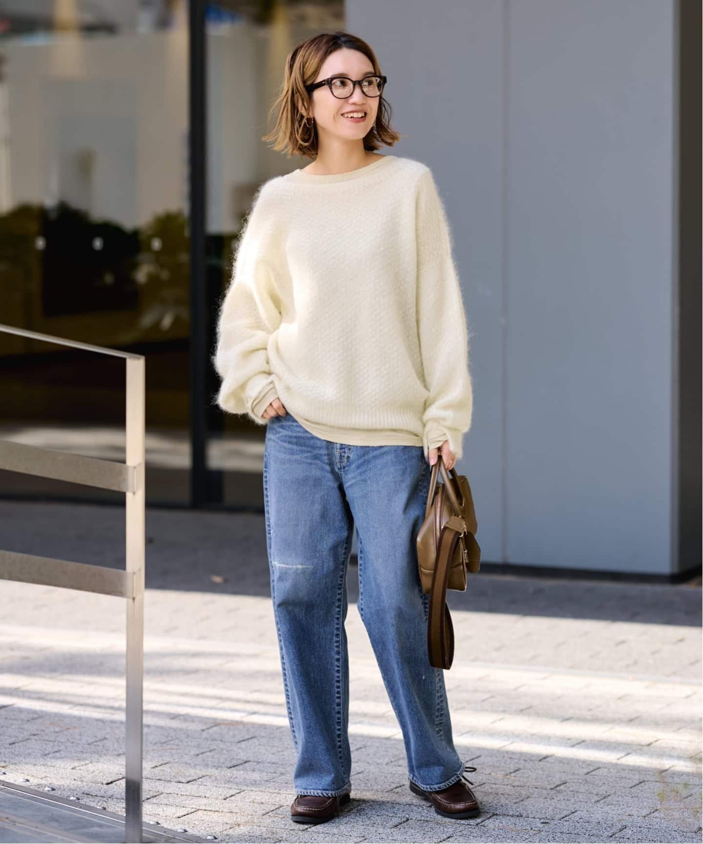 FRAMeWORK｜モヘヤmix カノコ柄プルオーバー | Rakuten Fashion(楽天