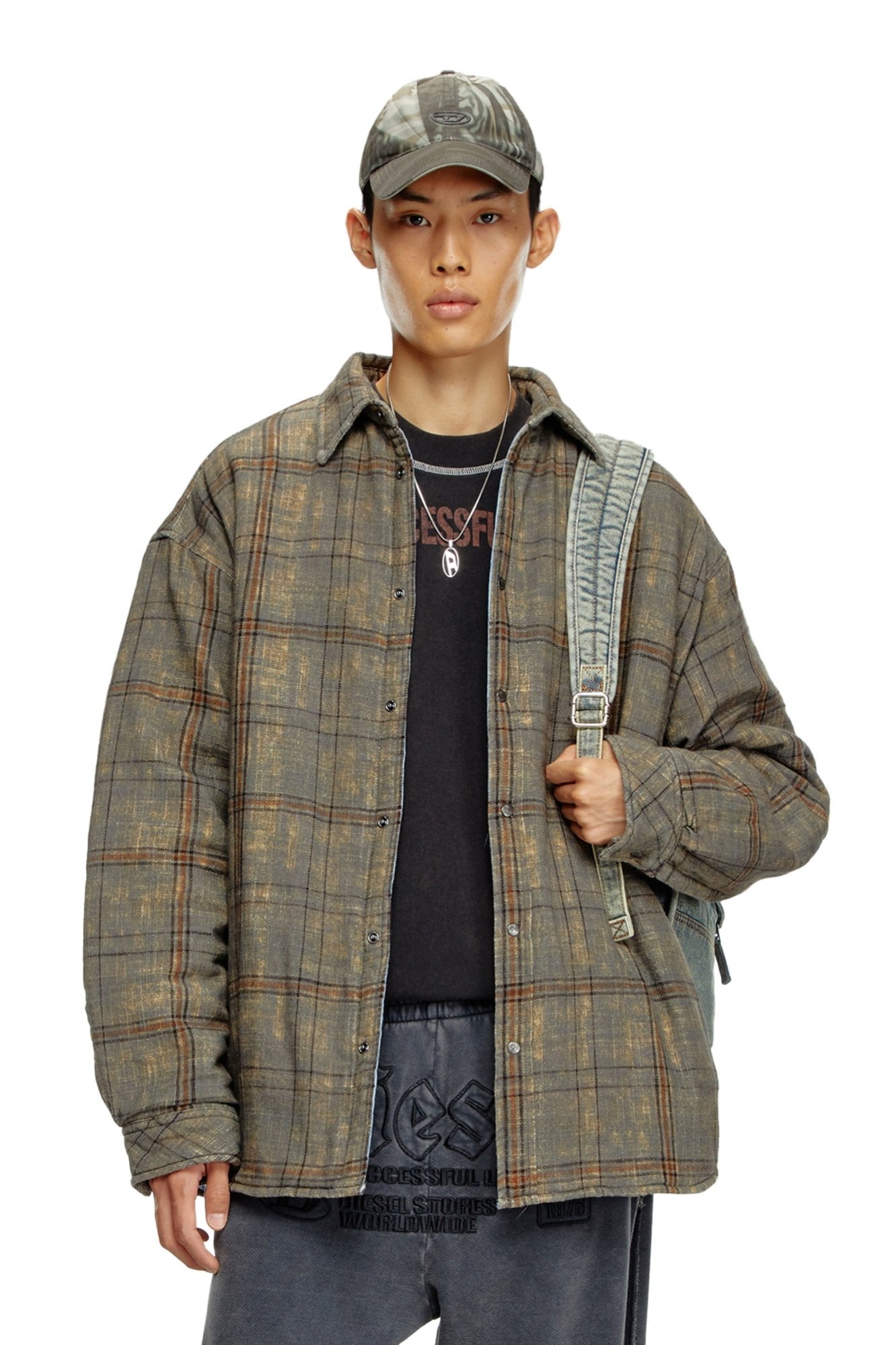 DIESEL｜メンズ ジャケット チェック柄 | Rakuten Fashion(楽天