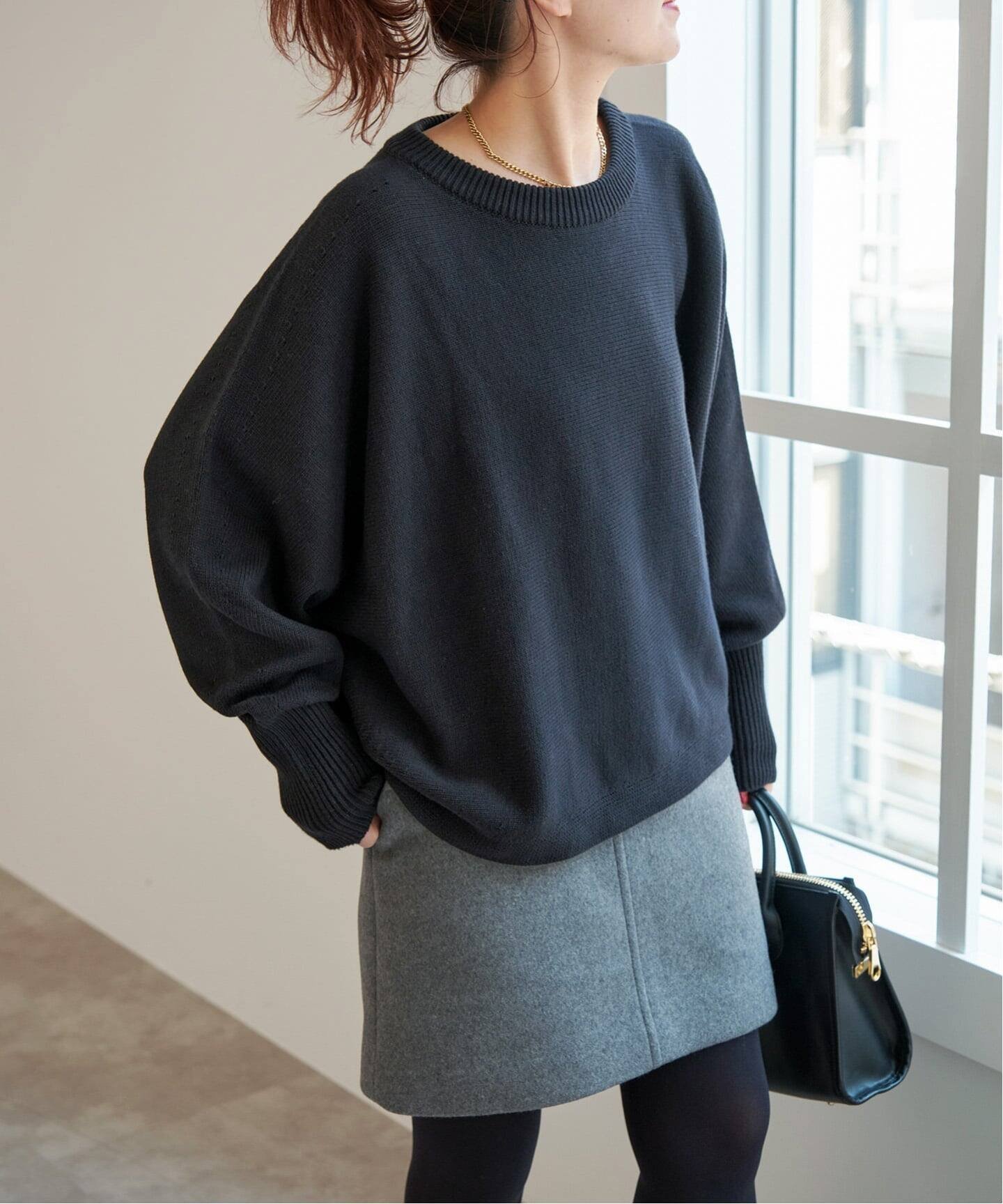 Spick & Span｜《WEB限定 / 追加》バルキーヤーンドルマンロング