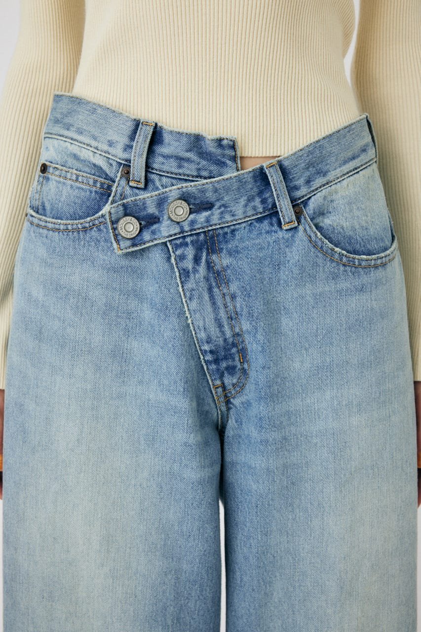 moussy｜CROSS WAIST WIDE STRAIGHT | Rakuten Fashion(楽天