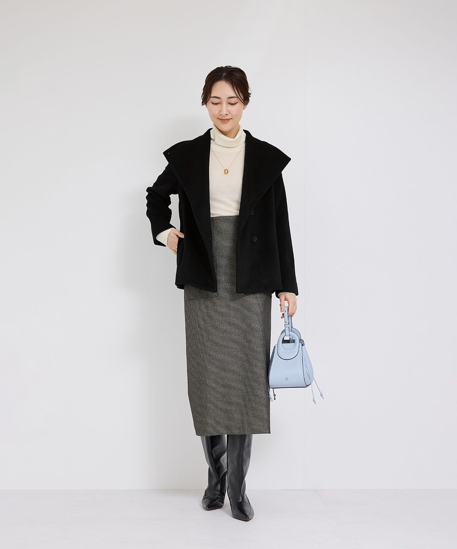 ROPE'｜【高評価】プレミアムカシミヤショートコート | Rakuten