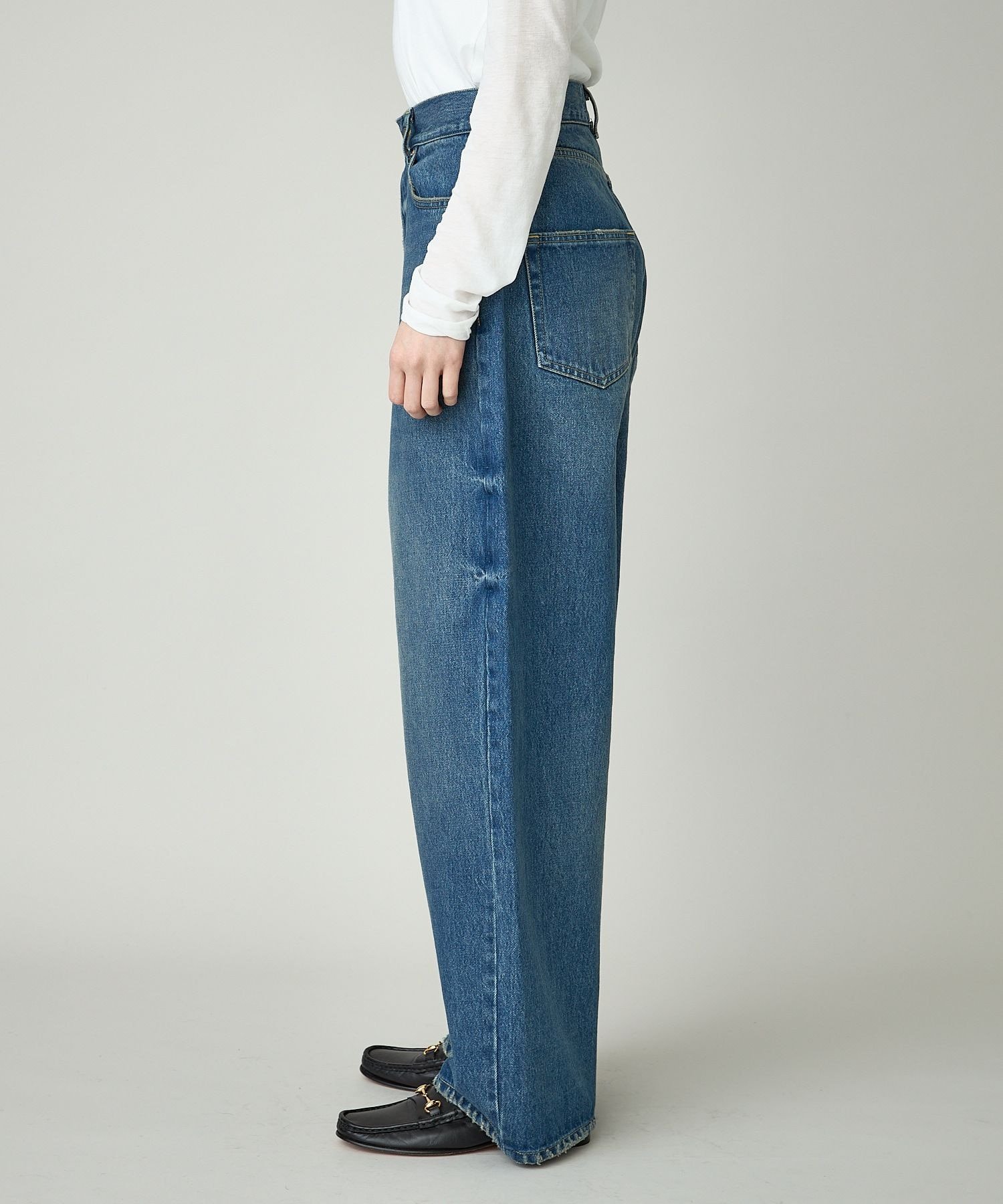 ＜&RC＞ Curensology カレンソロジーワイドルーズデニムパンツ Curensology｜<&RC>ワイドルーズデニムパンツ | Rakuten Fashion(楽天