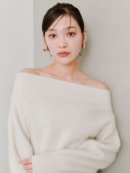 SNIDEL｜フォックスアルパカオフショルプルオーバー | Rakuten Fashion