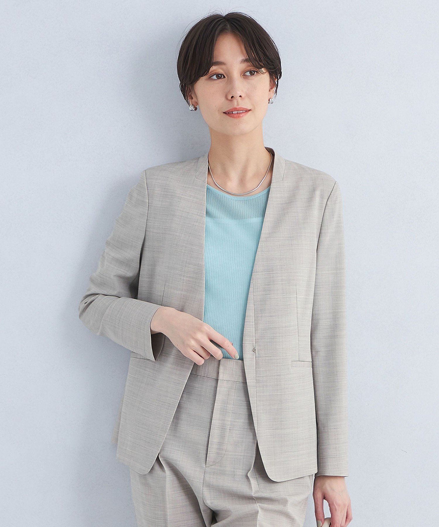 UNITED ARROWS LTD. OUTLET｜ライト カチリラ ノーラペル ジャケット