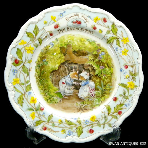 楽天市場】ロイヤルドルトン Royal Doulton ブランブリーヘッジ 飾り皿
