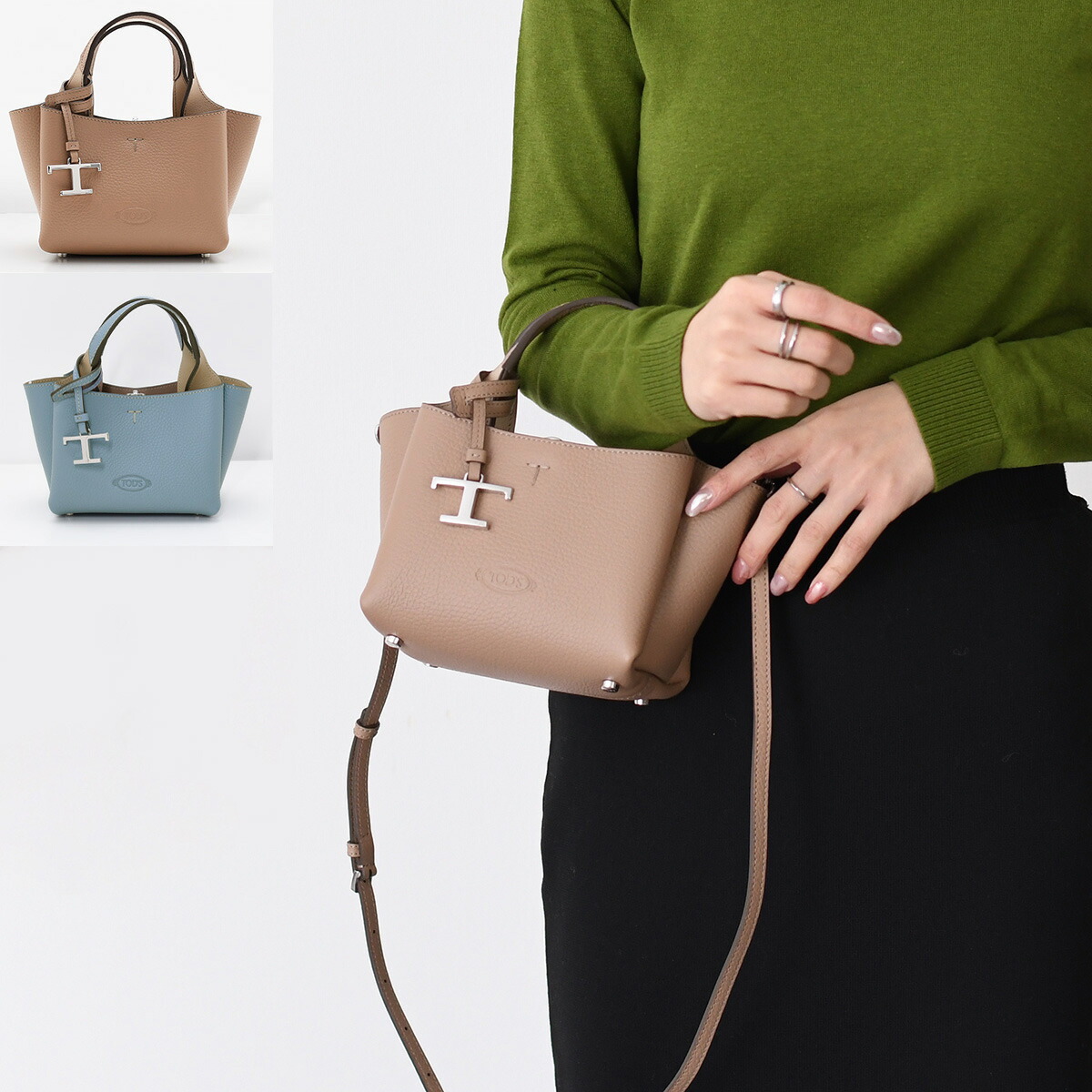 楽天市場】TOD'S トッズ ハンドバッグ レザーバッグマイクロ