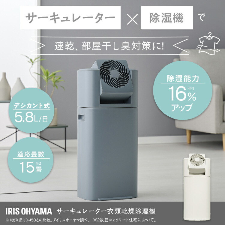 楽天市場】＼梅雨対策／除湿機 アイリスオーヤマ 衣類乾燥 デシカント