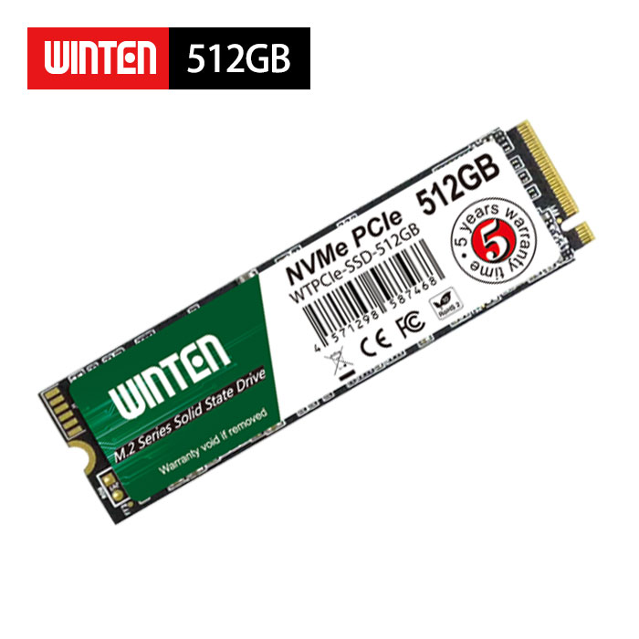 楽天市場】WINTEN SSD M.2 512GB【5年保証】NVMe PCIe Gen3x4 M.2 2280