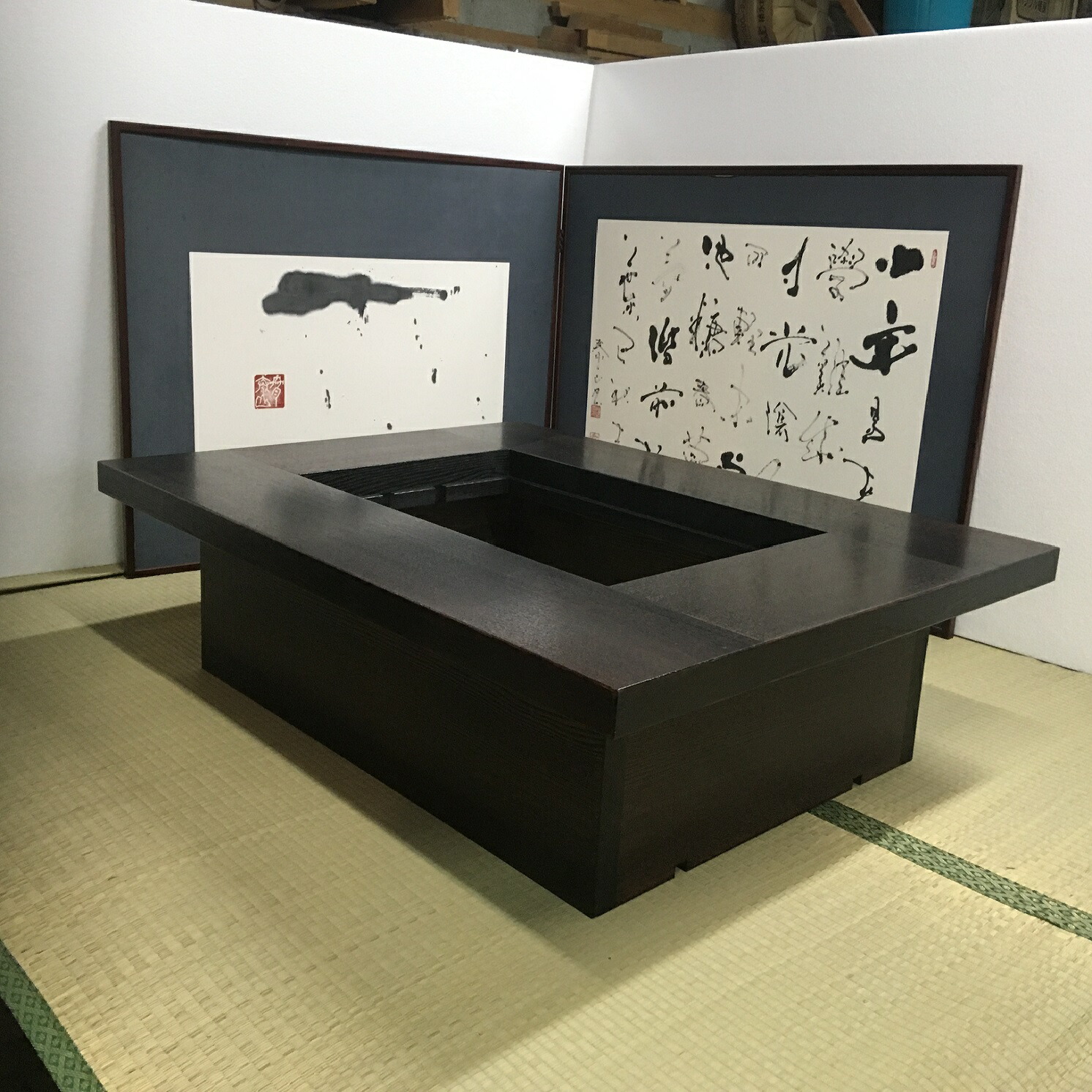 楽天市場】木製（囲炉裏テーブル｜テーブル）：インテリア・寝具・収納
