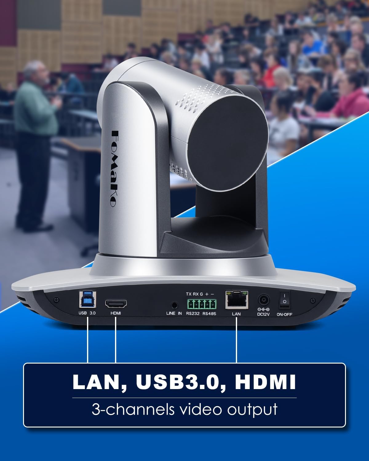 楽天市場】FoMaKo HDMI PTZカメラ 20倍光学ズーム パン・チルト対応