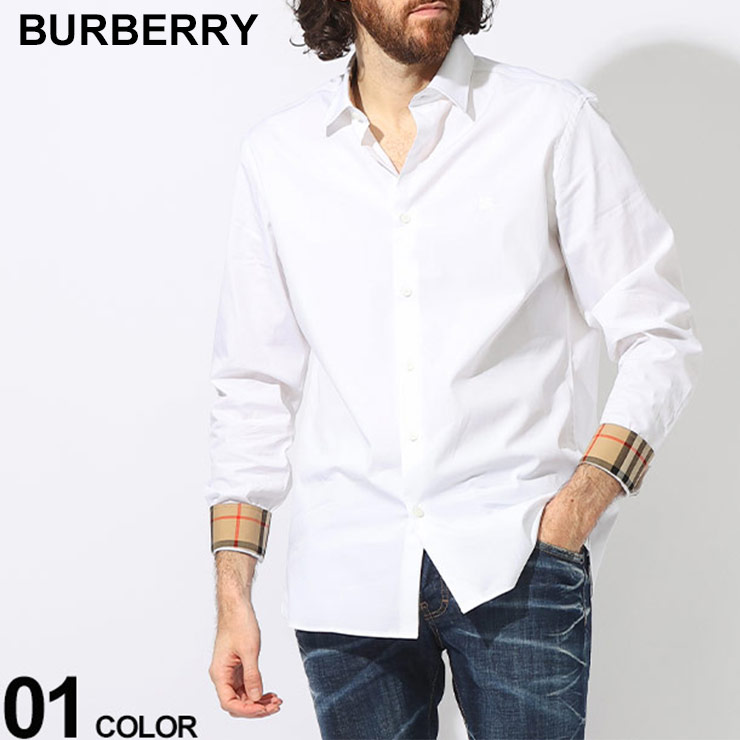 楽天市場】バーバリー シャツ BURBERRY メンズ カジュアルシャツ 長袖