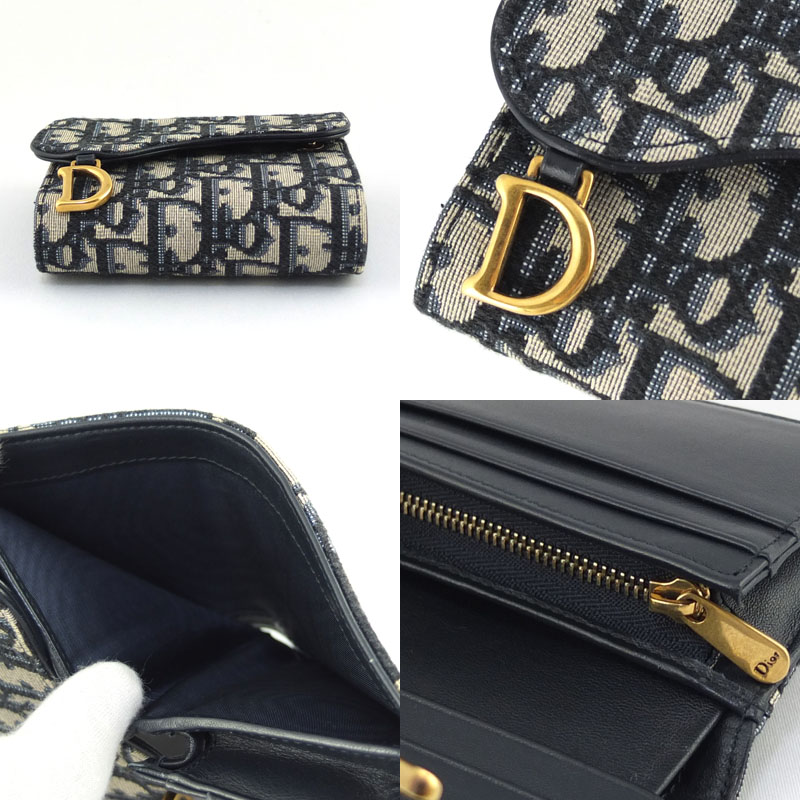 楽天市場】クリスチャン ディオール Christian Dior オブリーク サドル