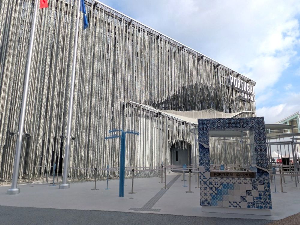 万博ポルトガルパビリオンのレストランでおひとりさまのオーダー例をご