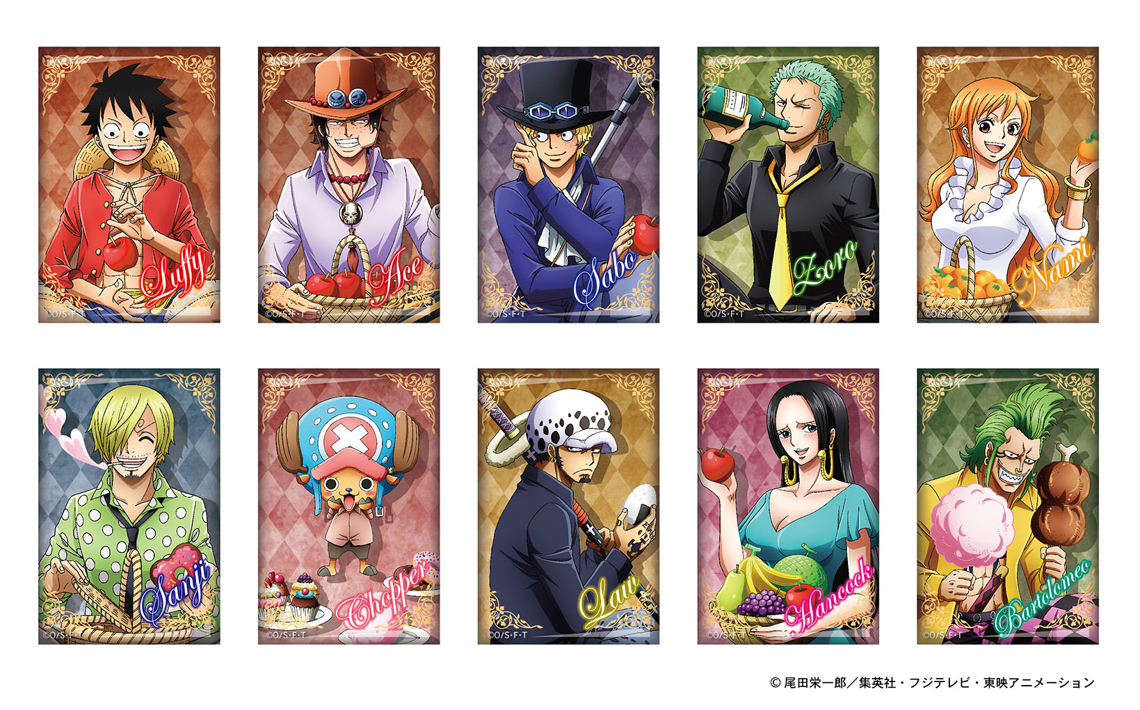ONE PIECE ブレイクタイム スクエア缶バッジ - 株式会社ツインクル