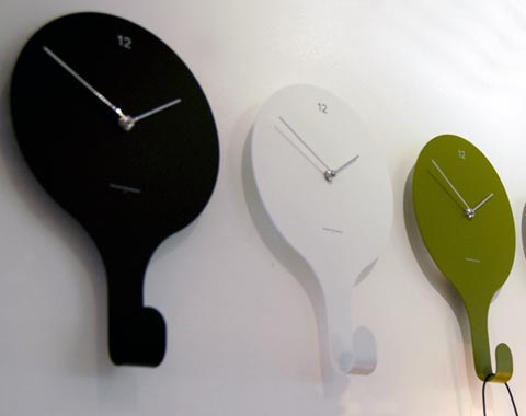 Diamantini and Domeniconi hook clock - zakka 右顧左眄