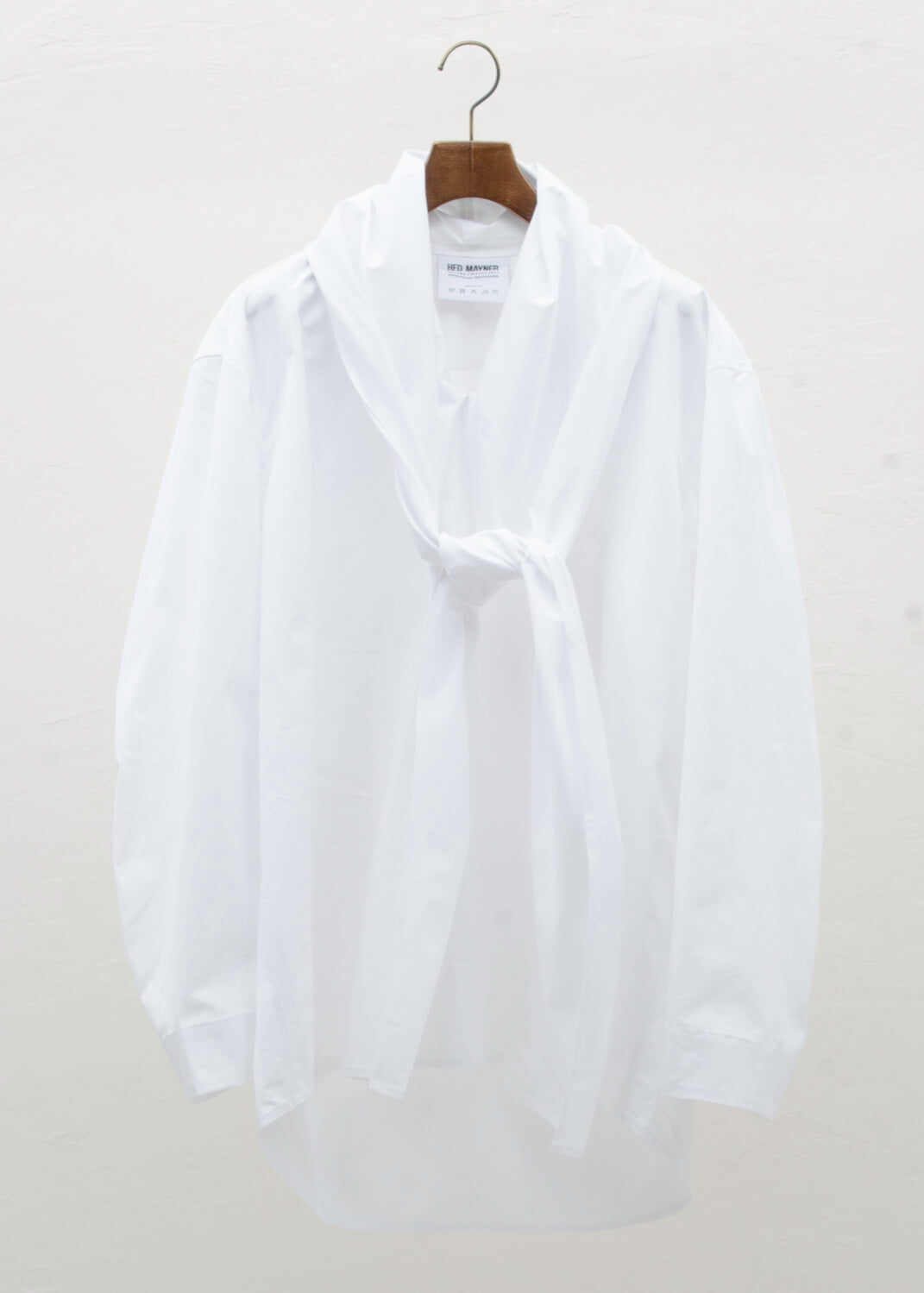 HED MAYNER SCARF COLLAR SHIRT / WHITE – VISION OF FASHION