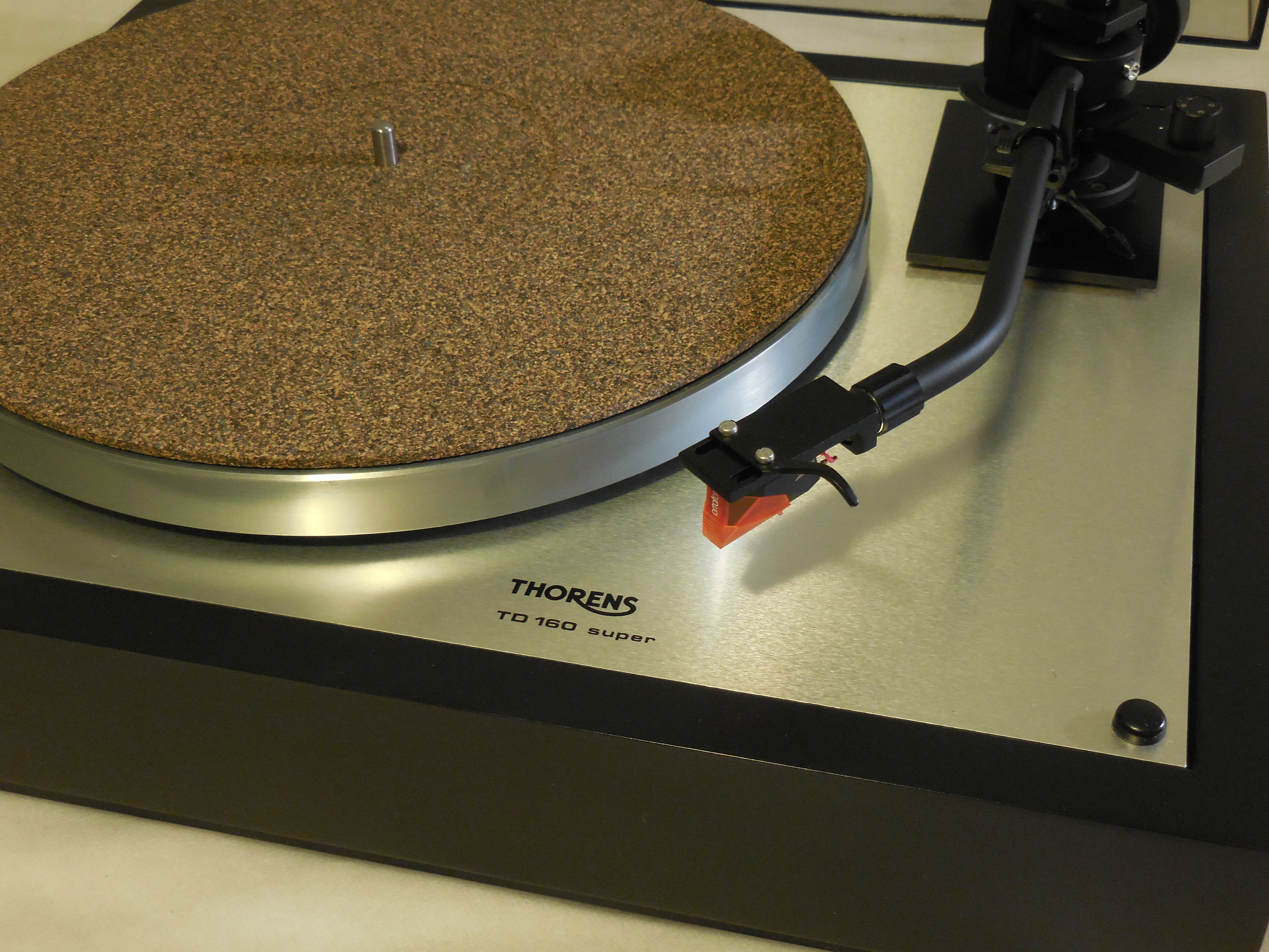 Original Thorens TD-160 Super, Used Sumiko MMT arm, new Ortofon 2M