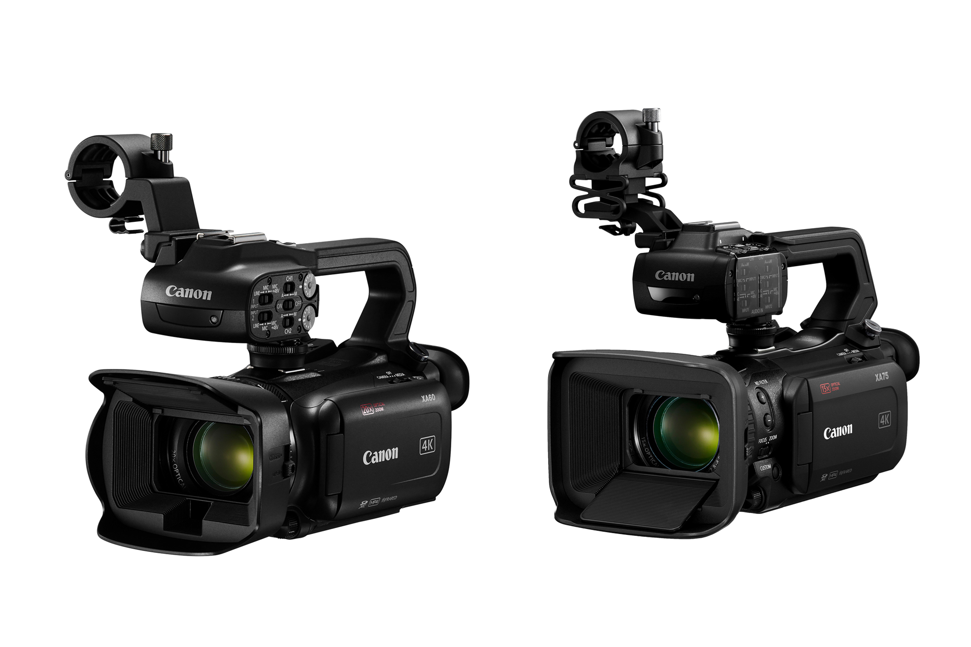 キヤノン、業務用4Kビデオカメラ「XA」シリーズの新製品3モデルを発表