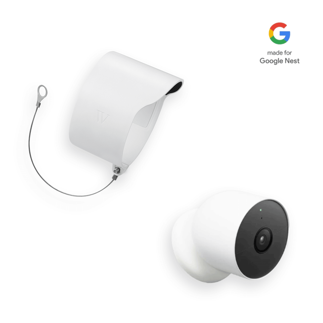 Google Nest Cam (Battery) + Wasserstein Anti-Theft Mount Bundle