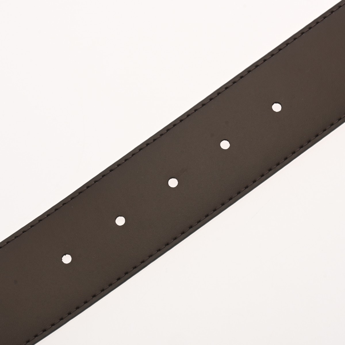 ルイ ヴィトン ダミエ ベルト LV イニシャル 40mm リバーシブル #105