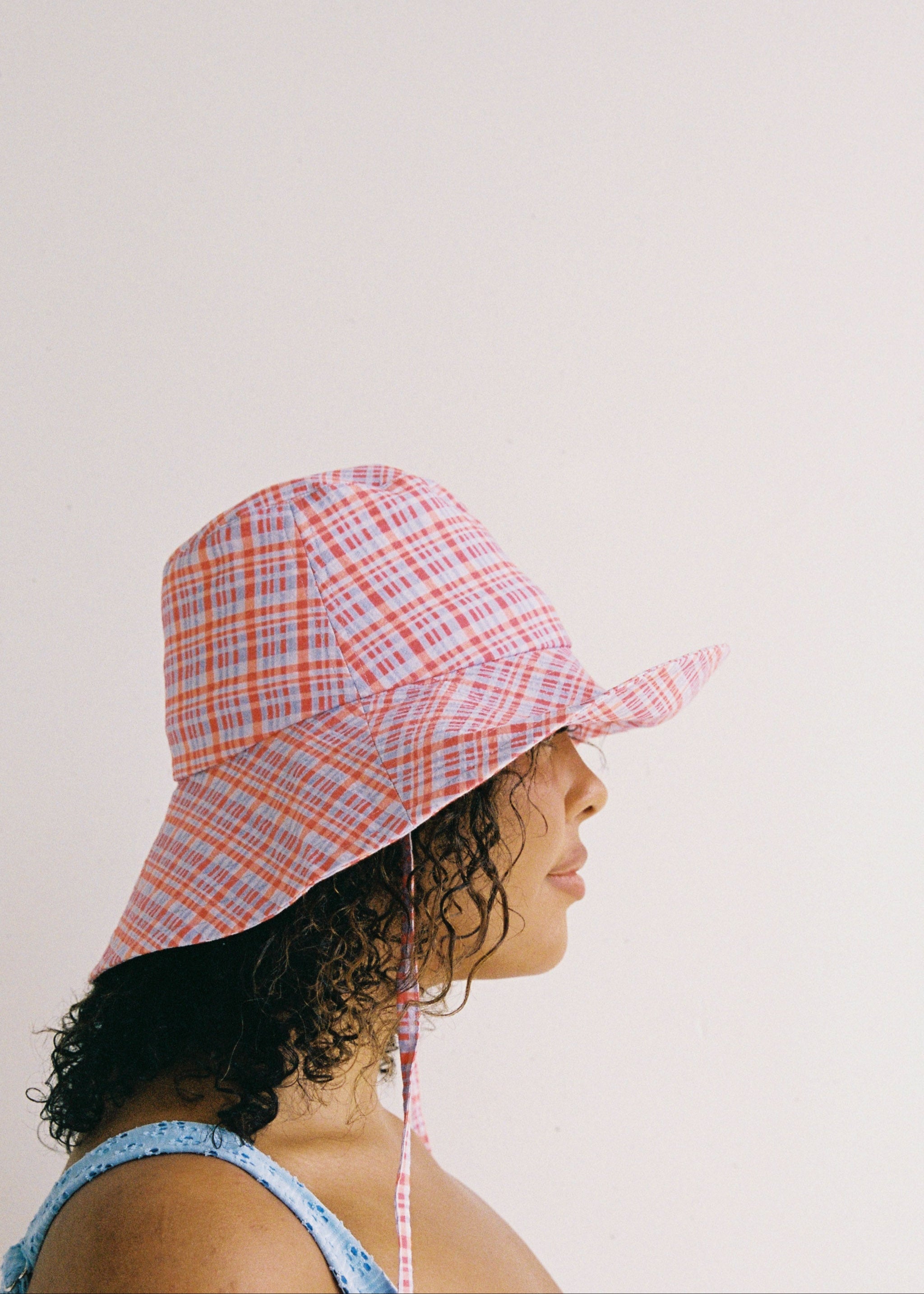 Picnic Check Sunhat - JUNI