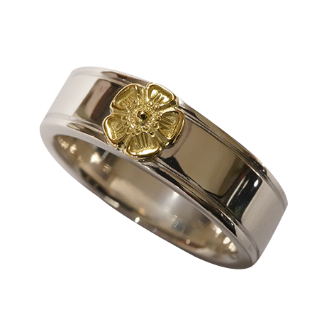Flower ring | 札幌のシルバーアクセサリー専門店ワイルドウッド(Wild