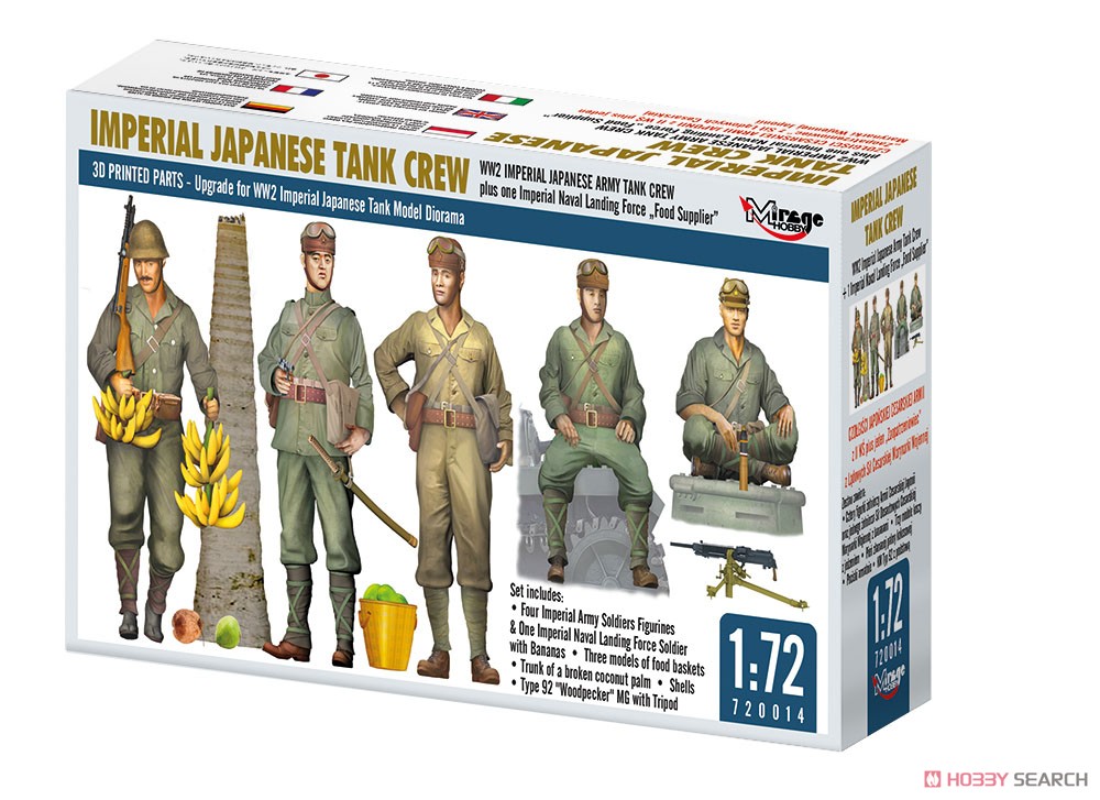 WW2 日本軍戦車兵5体+アクセサリー・3Dプリント (プラモデル) - ホビー