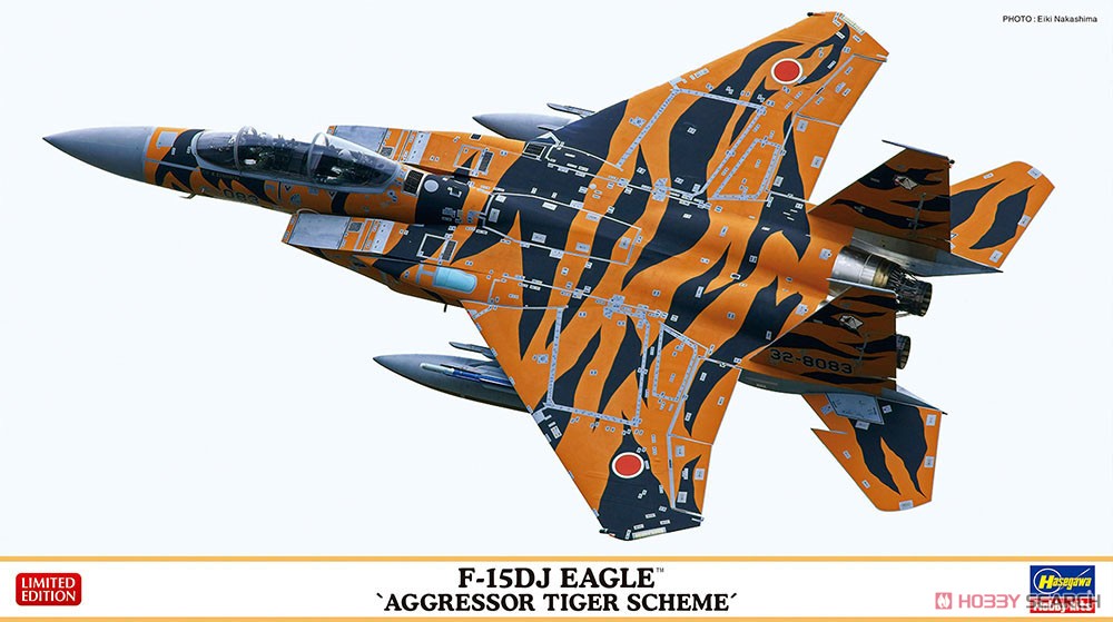 F-15DJ イーグル `アグレッサー タイガースキーム` (プラモデル