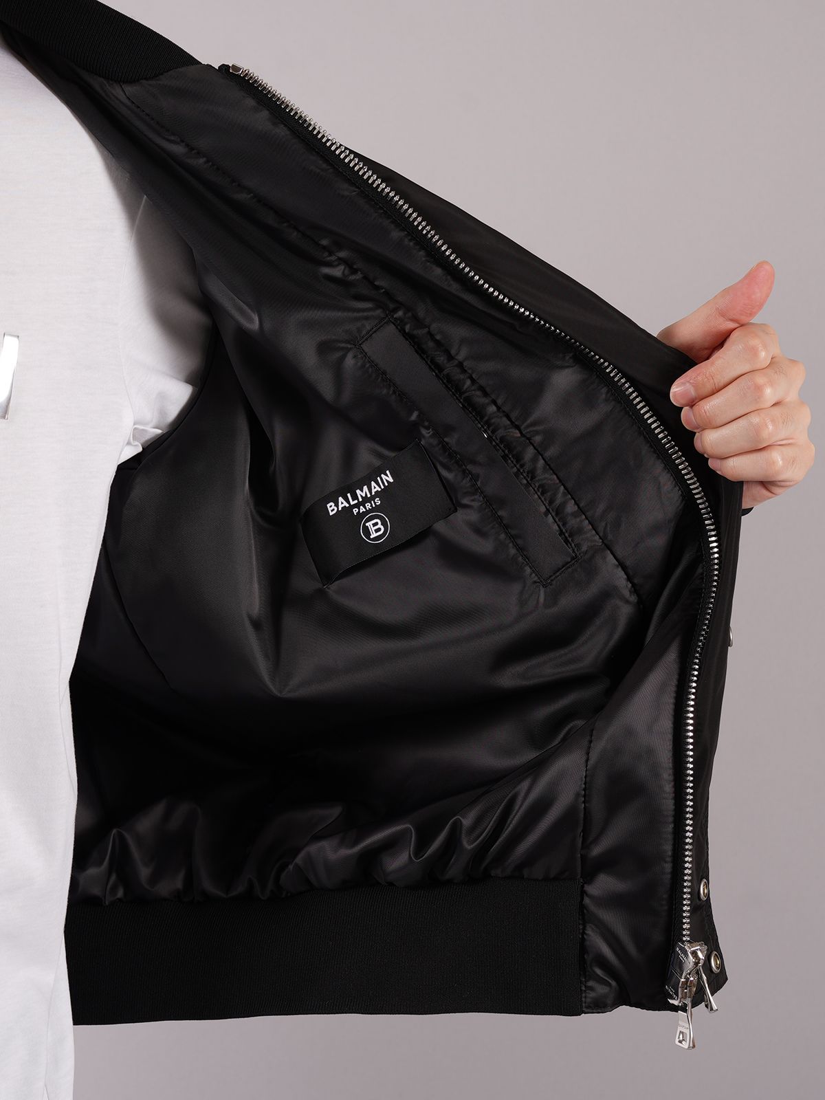BALMAIN - 【ラスト1点】BH1 NYLON BOMBER JACKET / ボンバー