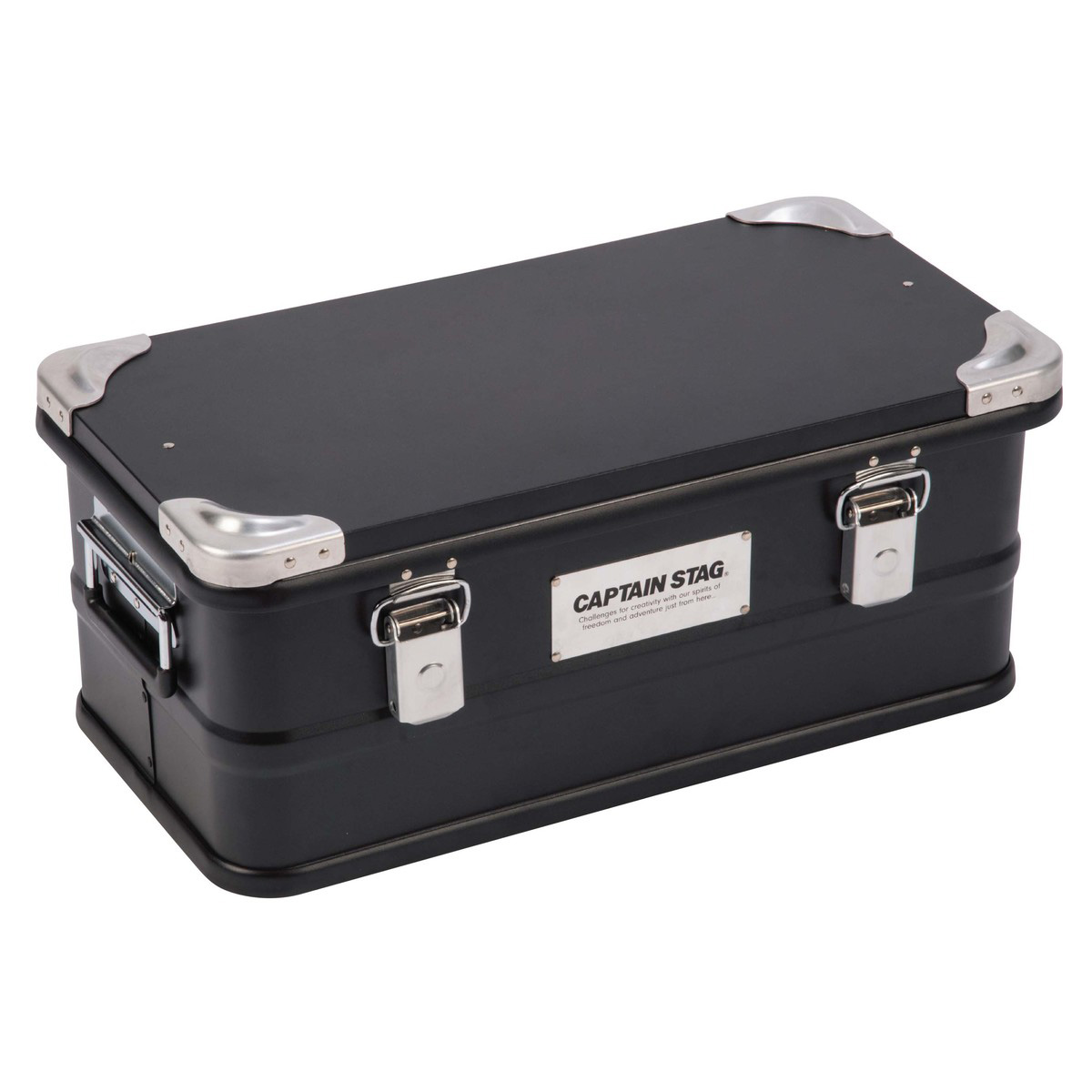 ブラック アルミコンテナボックス 30L - アウトドア・キャンプ用品