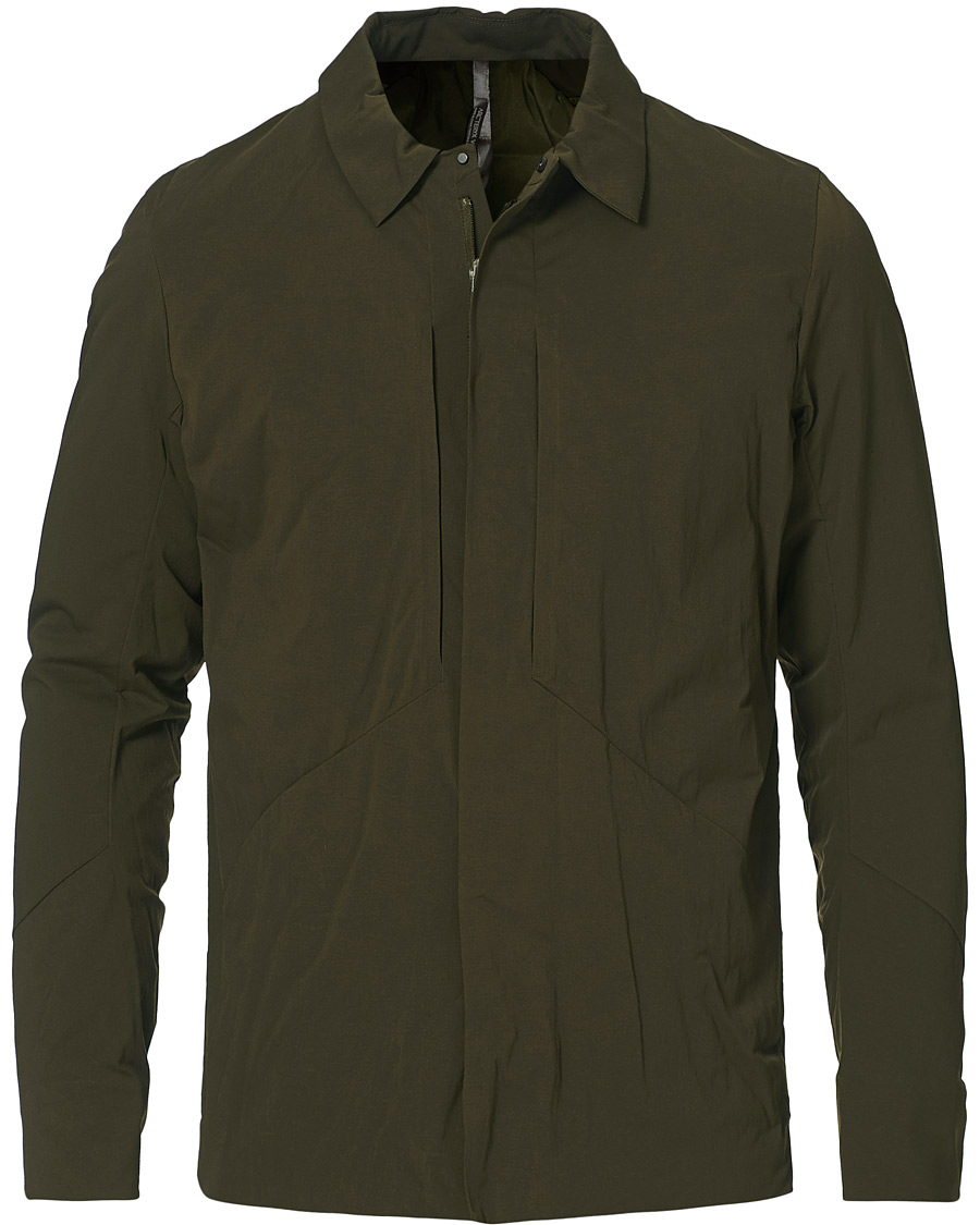 Arc'teryx Veilance Mionn Overshirt Dark Olive at CareOfCarl.com