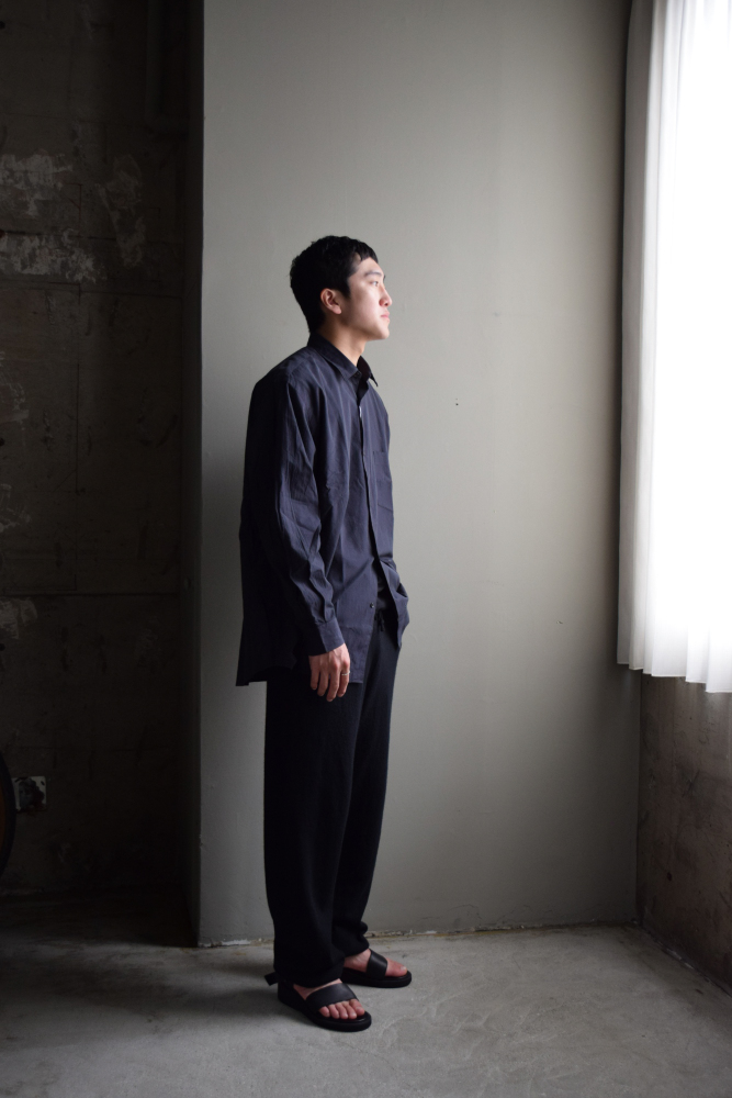 COMOLI (コモリ) コモリシャツ [NAVY]