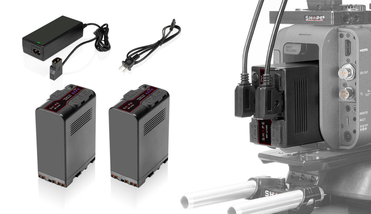 SHAPE BP-U100 Battery Kit with Travel Charger Released – For Sony