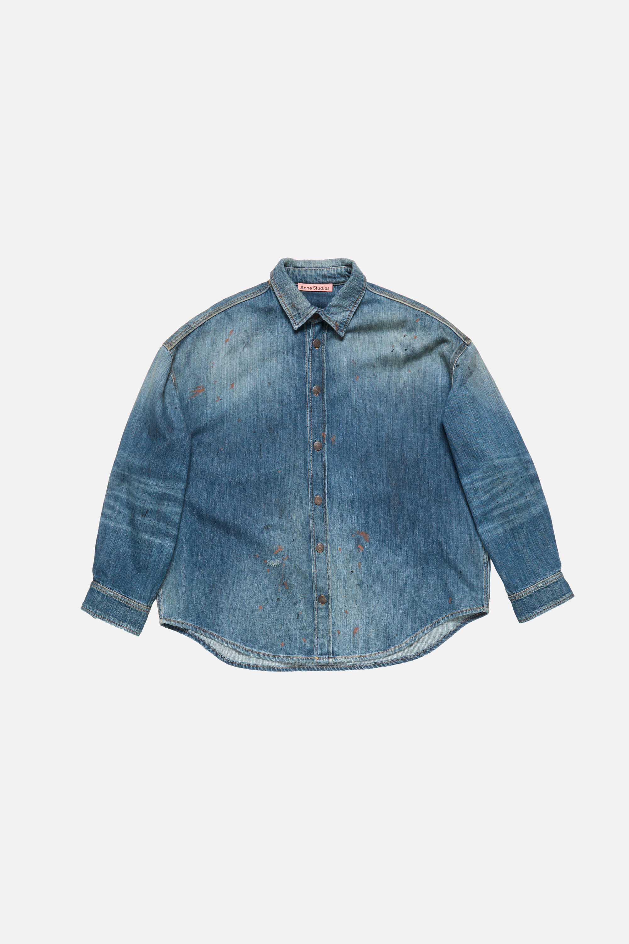 Acne Studios - ボタンアップ デニムシャツ - ミッドブルー