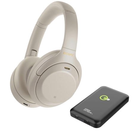 Sony WH-1000XM4 Wireless Noise Canceling Headphones, Silver with