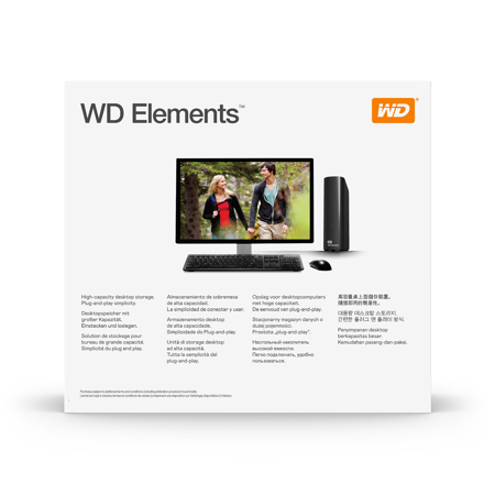 WD Elements 8TB USB 3.0 Desktop External Hard Drive WDBWLG0080HBK-NESN
