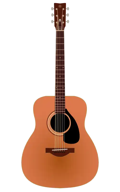 YAMAHA FG-180(ヤマハ 赤ラベル)の解説と無料イラスト | ギター図鑑