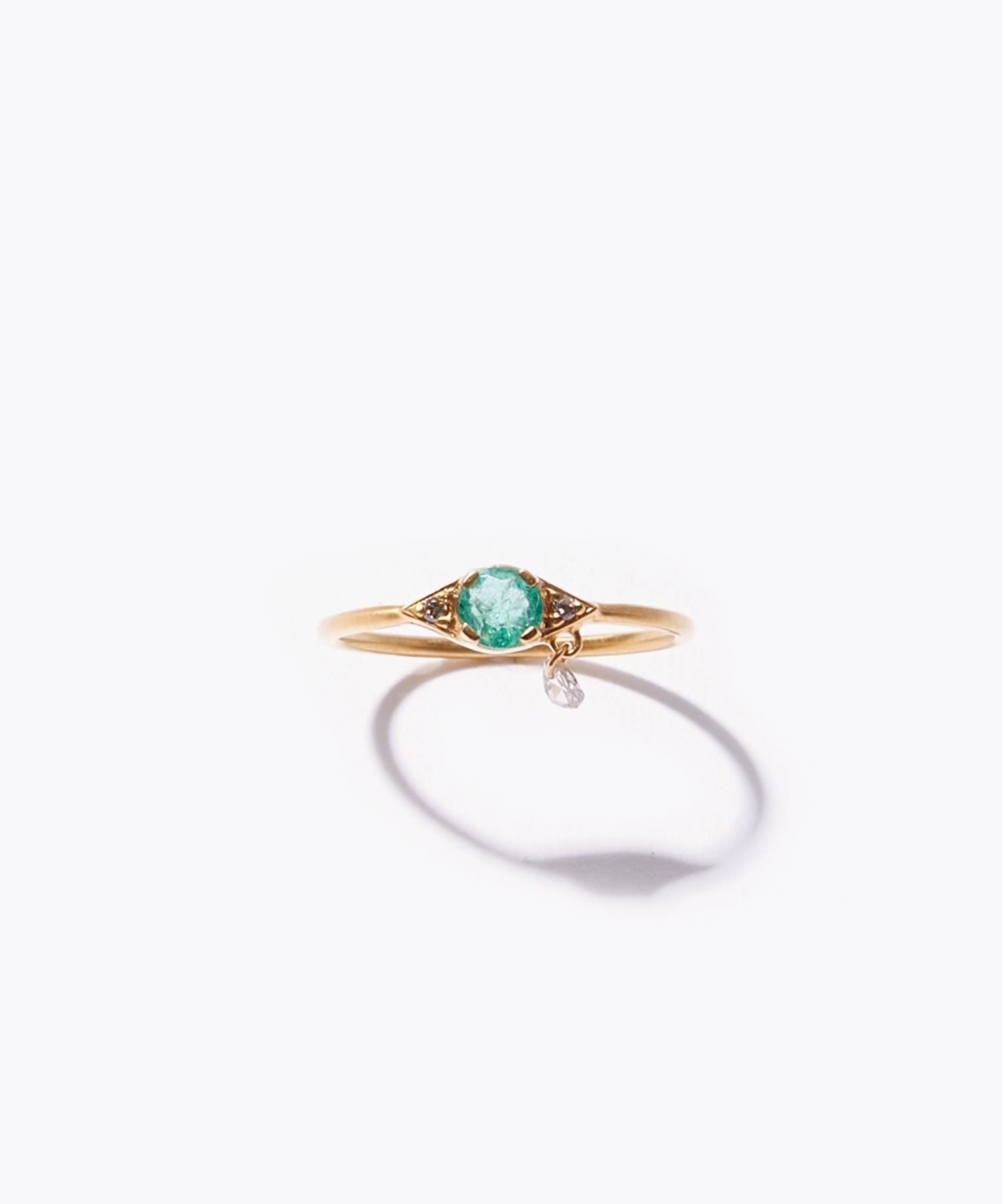 eden] evil eye K10 emerald ring｜ARTIDA OUD（アルティーダ ウード）