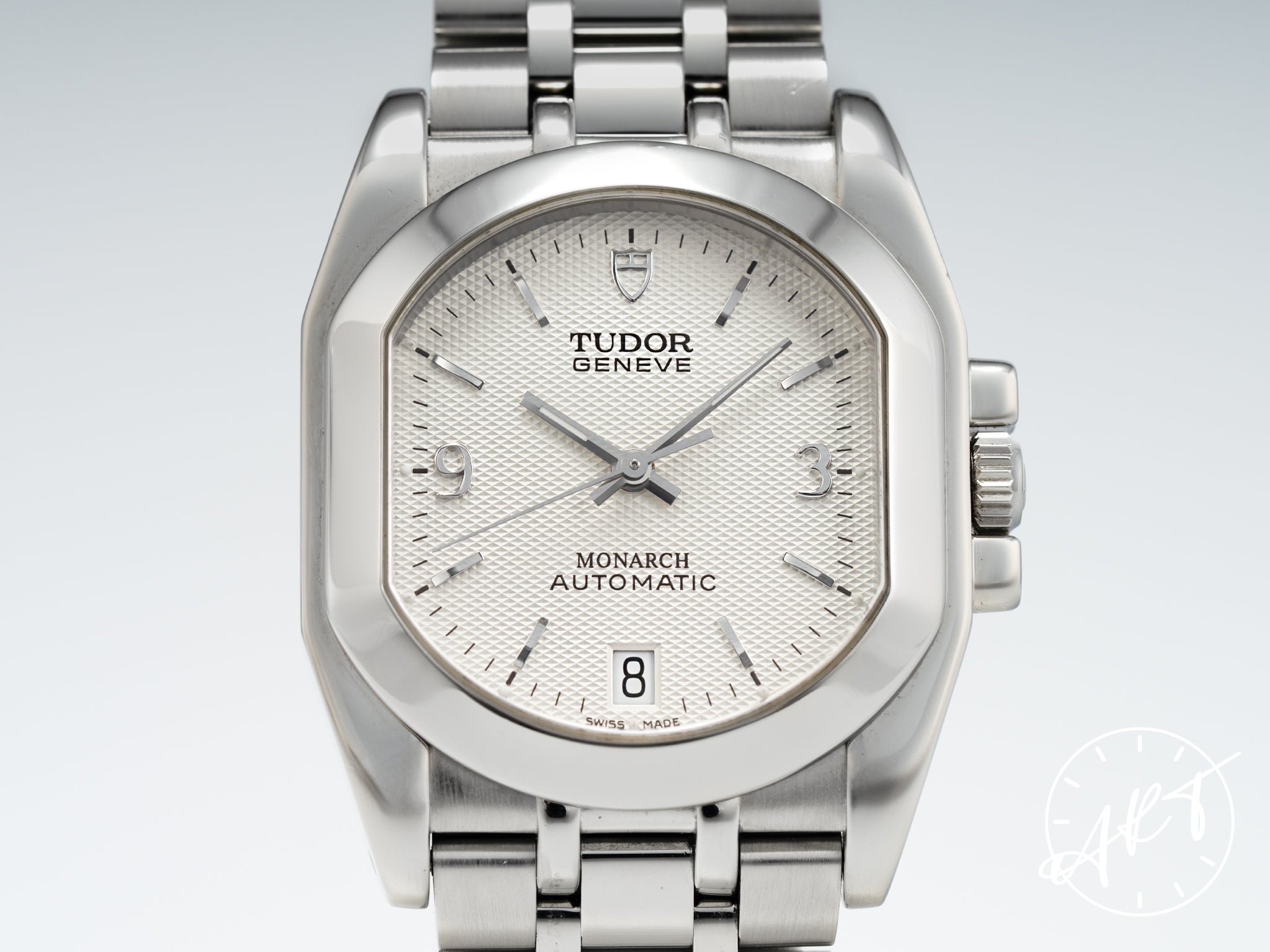 Tudor Monarch Silver Dial Stainless Steel Automatic Watch 33100 in