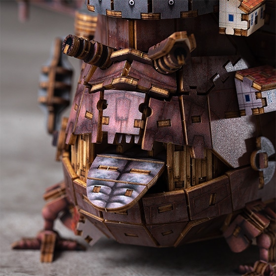 Studio Ghibli Wooden Art ki-gu-mi Craft kit Howl's Moving Castle
