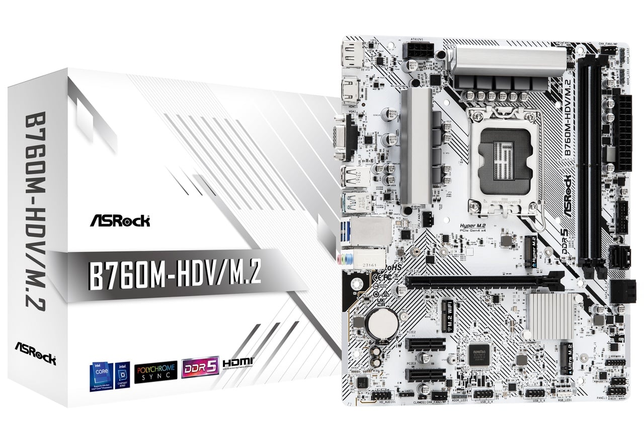 B760M-HDV/M.2 | ASRock マザーボード Intel B760チップセット | 株式