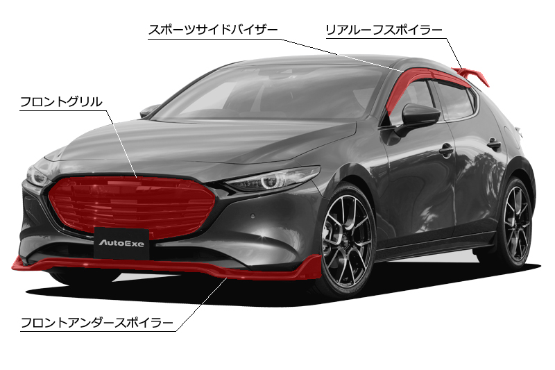 MAZDA3(BP-06) Styling Kit | AutoExe Mazda Tuning & Customization